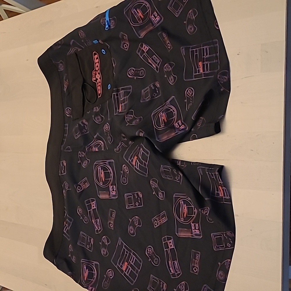 NWOT DIXXON Nintendo Themed Juicy Flannel Boardshorts with Pockets - Picture 6 of 11